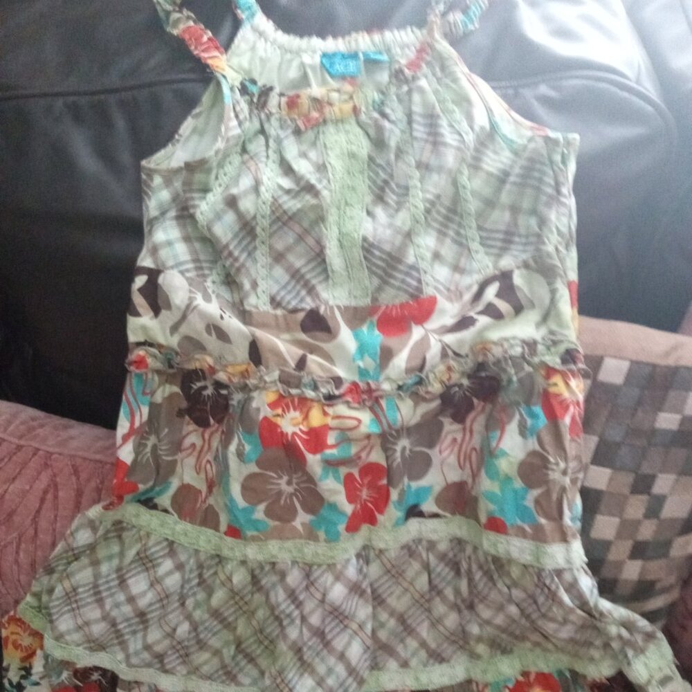 Flowered children sun dress